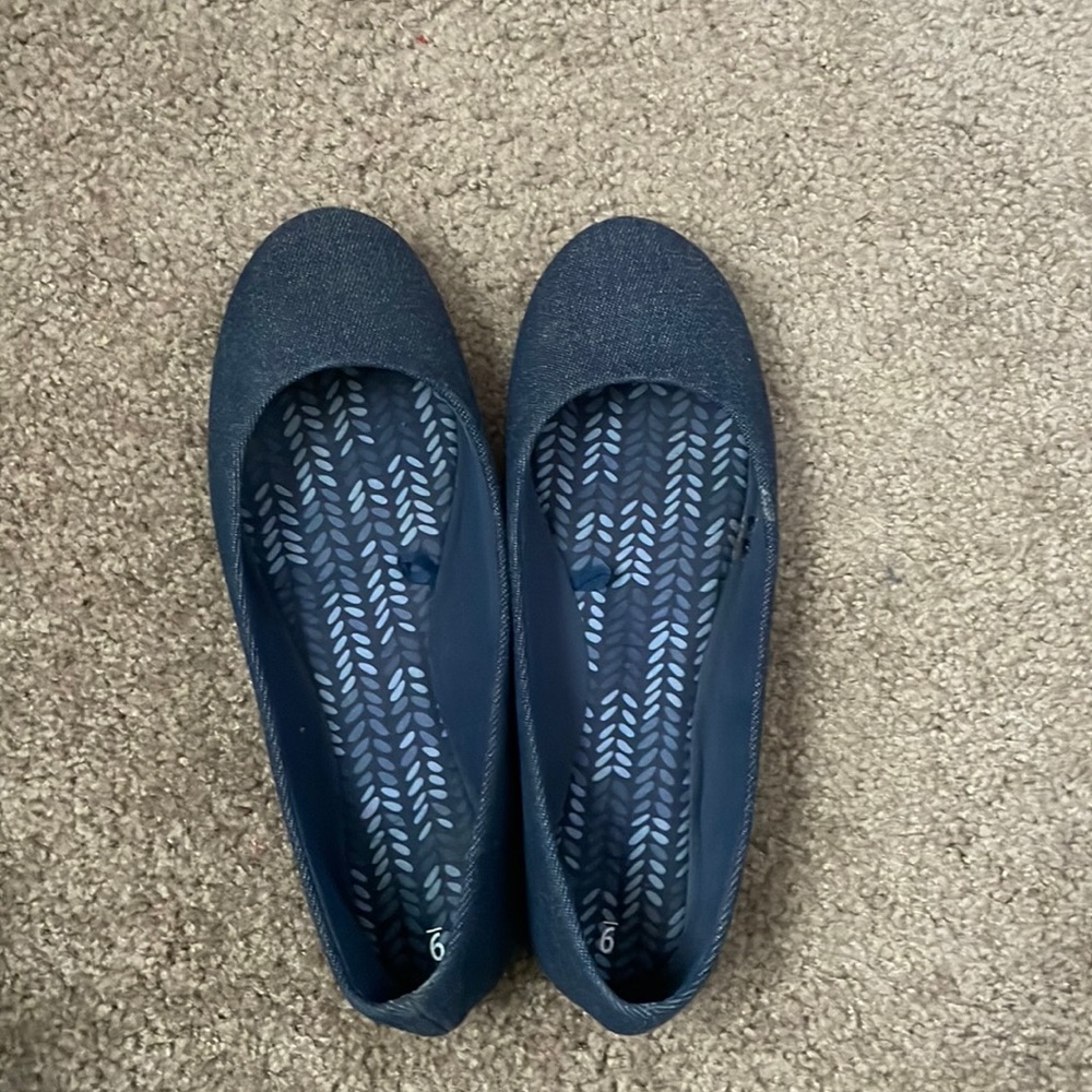 Blue flats
